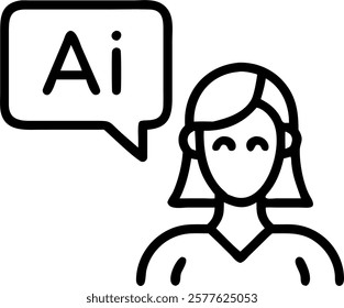 Businesswoman interacting with virtual AI assistants in blurred office setting concept as A businesswoman engages with virtual AI assistants projected around her in a softly blurre