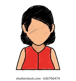businesswoman isometric avatar character