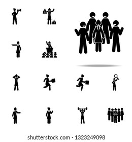 businesswoman, leader icon. businesswoman icons universal set for web and mobile