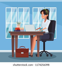Businesswoman at office
