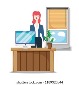 Businesswoman at office