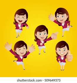Businesswoman set