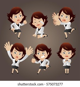 Businesswoman set