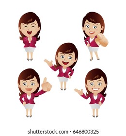 Businesswoman set 
