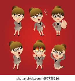 Businesswoman set
