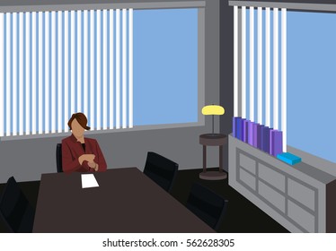 businesswoman signing a document