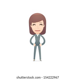 businesswoman in various poses for use in advertising, presentations, brochures, blogs, documents and forms, etc.