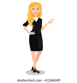 Businesswoman (vector)