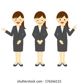 Businesswoman, Vector EPS 10 illustration