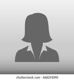 Businesswoman Vector Icon Illustration