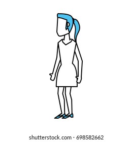 businesswoman vector illustration