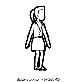 businesswoman vector illustration