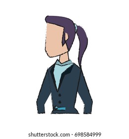 businesswoman vector illustration