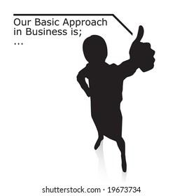 Businesswoman. Vector. For more illustrations VISIT MY GALLERY.