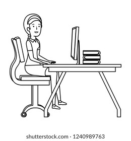 businesswoman in the workplace