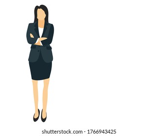 Businesswoman. young women dressed in elegant office clothes. Economy, finance, stylist, office worker.
