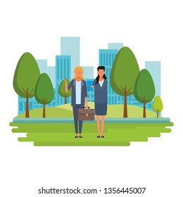 businesswomen avatar cartoon character