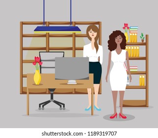 Businesswomen at office