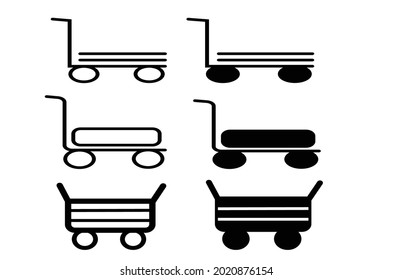 plantilla vectorial de diseño de logotipo de compras de mercado