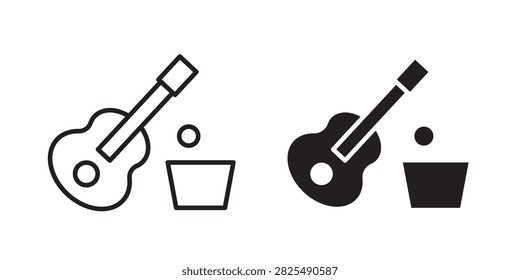 Busking icon editable label set..
