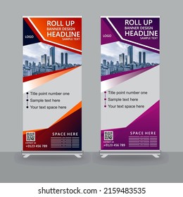 Bussines Banner Roll Up Design