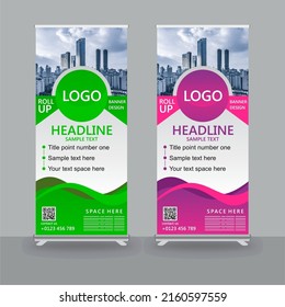 Bussines Banner Roll Up Design