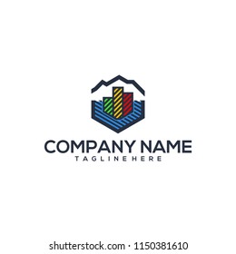 bussines chart logo design