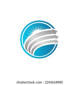 logotipo de consultoría de negocios simple limpio y elegante