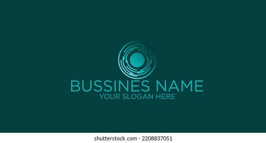 Bussines creative logo design with modern style premium vector