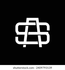 AS bussines design logo vector monogram