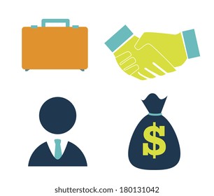 bussines design over white background vector illustration