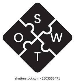 Bussines Development, SWOT Analysis Icon