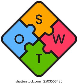 Bussines Development, SWOT Analysis Icon