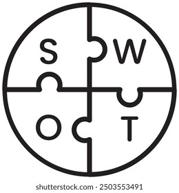 Bussines Development, SWOT Analysis Icon