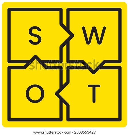 Bussines Development, SWOT Analysis Icon