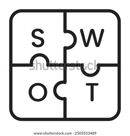 Bussines Development, SWOT Analysis Icon