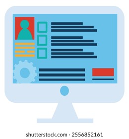 Bussines Finance Illustration, Chart and Data Summary for Economic Bussines 