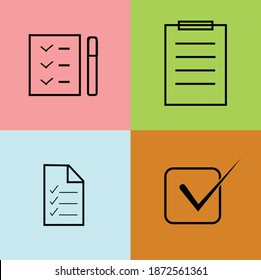 Bussines Icon Pack. Simple Icon on EPS with Colorful Background