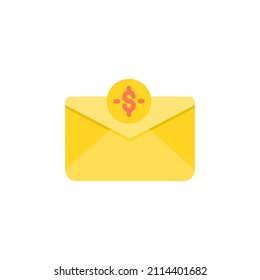 bussines mail icon isolated on white background