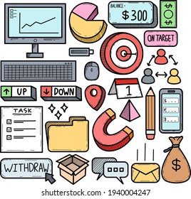 negocios planean el doodle de comercio por internet 