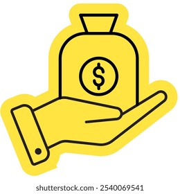 Bussines Profit Icon, growth Income
