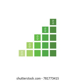 Bussines statistic data, graphic statistic  icon logo
