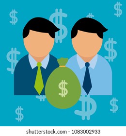 Bussinesman with money