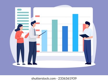 Bussiness analytics collecting data process. Tracking conversations and measuring marketing campaigns