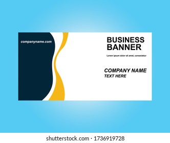 Bussiness Benner design template Cool and Good to Your Company