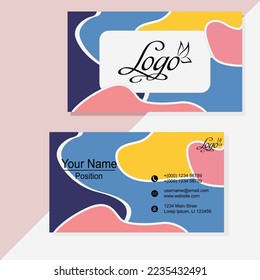 bussiness card abstract design Vector illustration