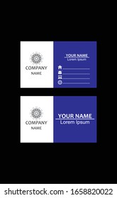 Bussiness card modern template design