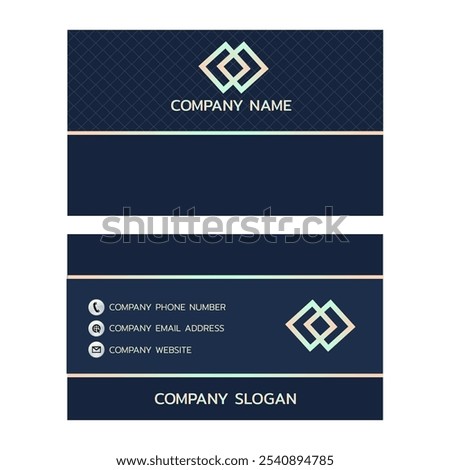 bussiness card template vector design