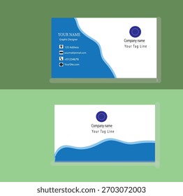 Bussiness card vector mockup design 