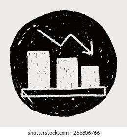 bussiness chart doodle drawing